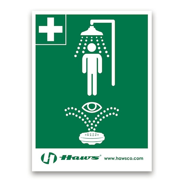 Large Shower/Eyewash Sign